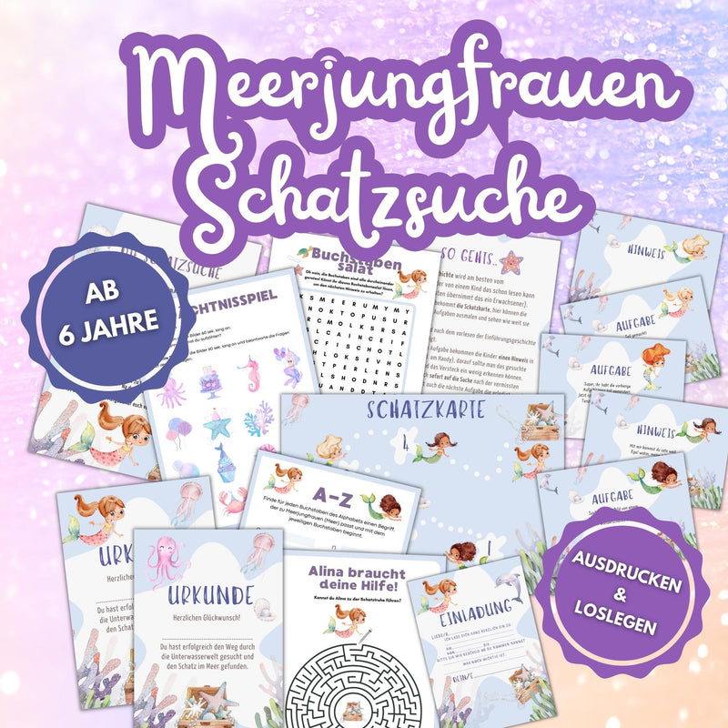 Schatzsuche Meerjungfrau