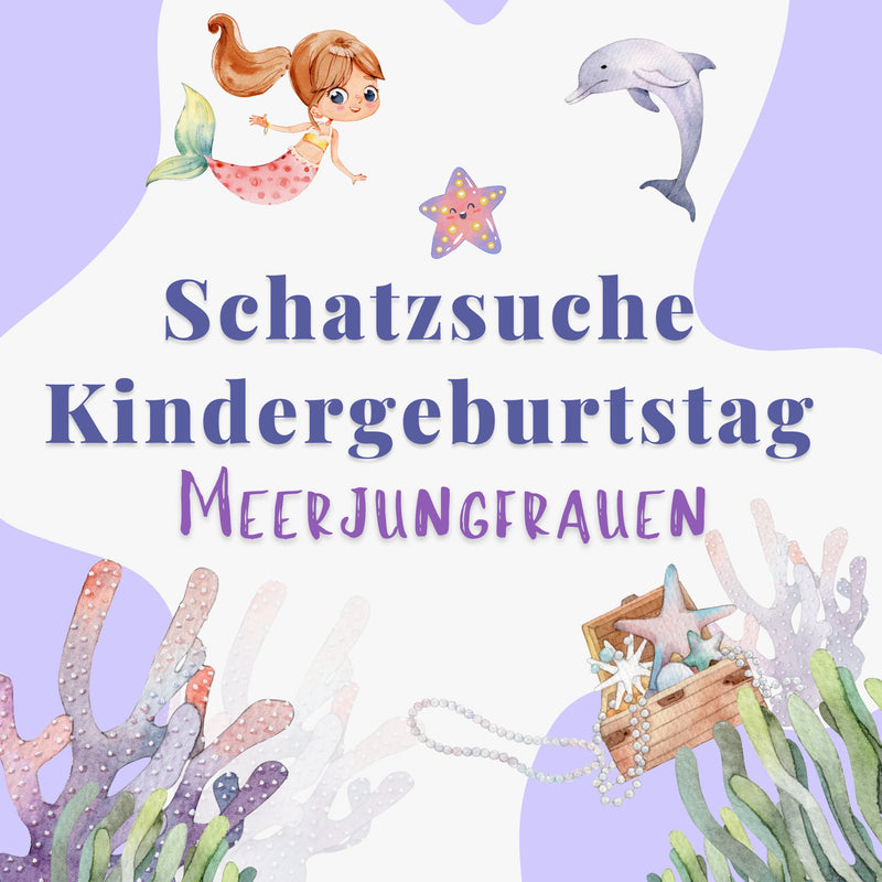 Schatzsuche Meerjungfrau JUNIOR ab 3 Jahre