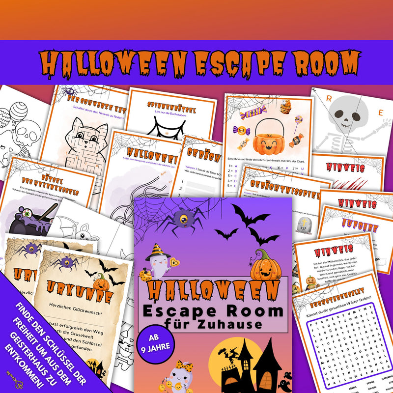 Halloween Escape Room für Zuhause